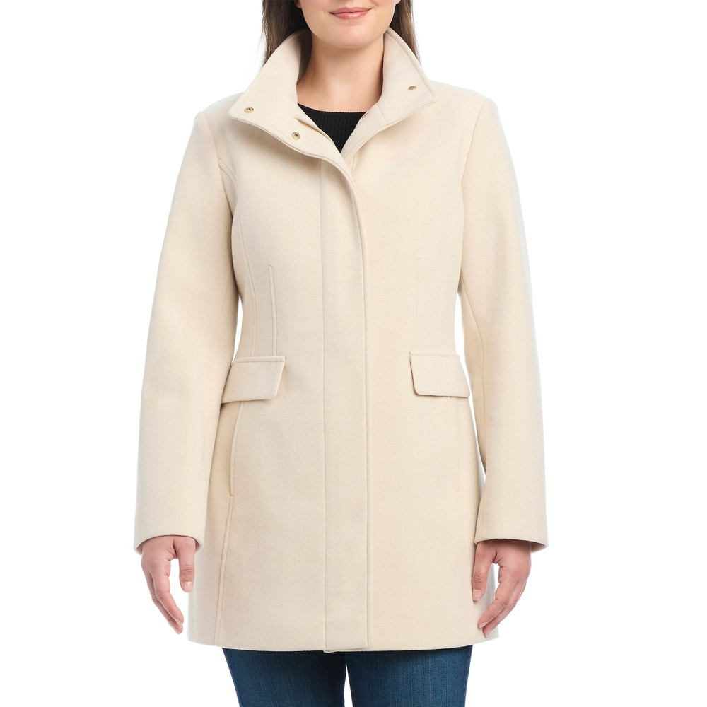 Vince Camuto Women's Faux Wool Jacket‎ In Oatmeal